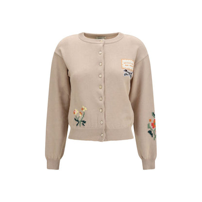 Max Mara Beige Cotton Cardigan
