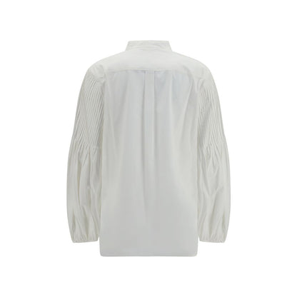 Max Mara White Cotton Blouse