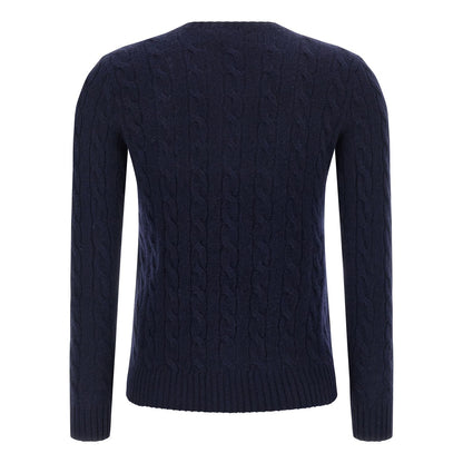 Polo Ralph Lauren Blue Wool Cardigan