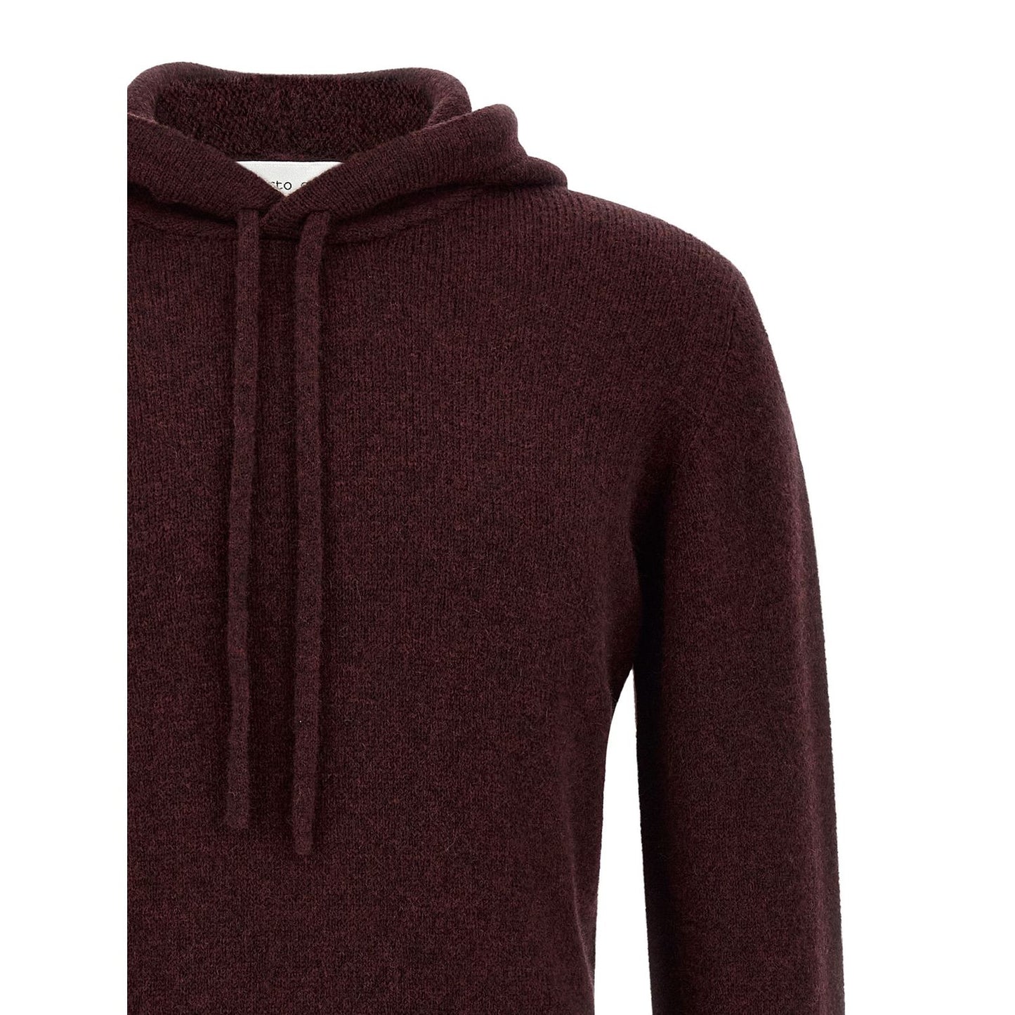Roberto Collina Bordeaux Wool Cardigan