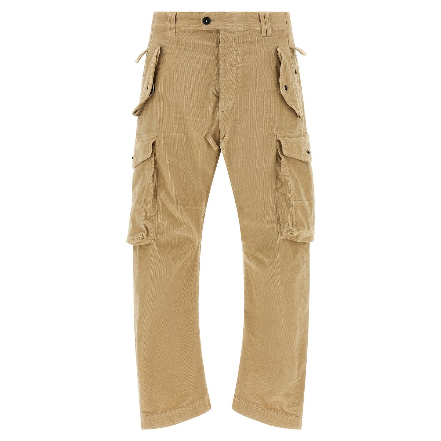 Dsquared² Beige Cotton Cargo Pants