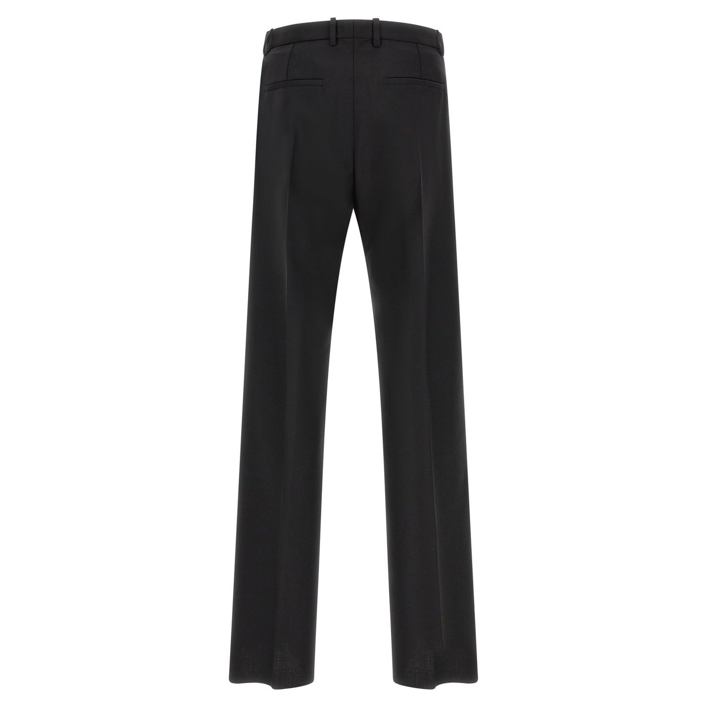 Jil Sander Black Virgin Wool Dress Pants