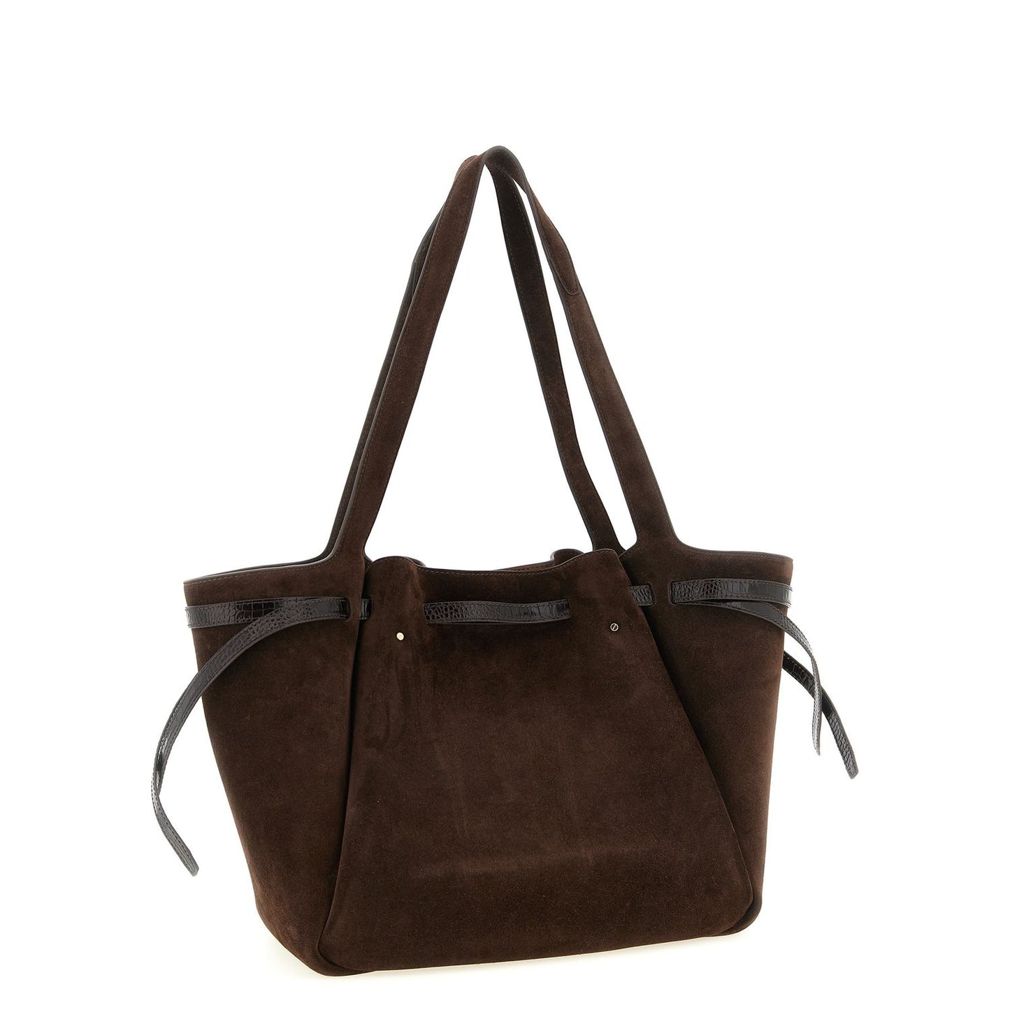 Tory Burch Brown Bovine Leather Tote Bag