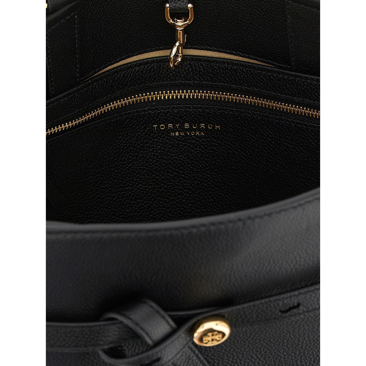Tory Burch Black Cowhide Crossbody Bag
