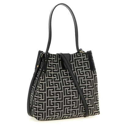 Balmain Bicolor Cotton Shoulder Bag