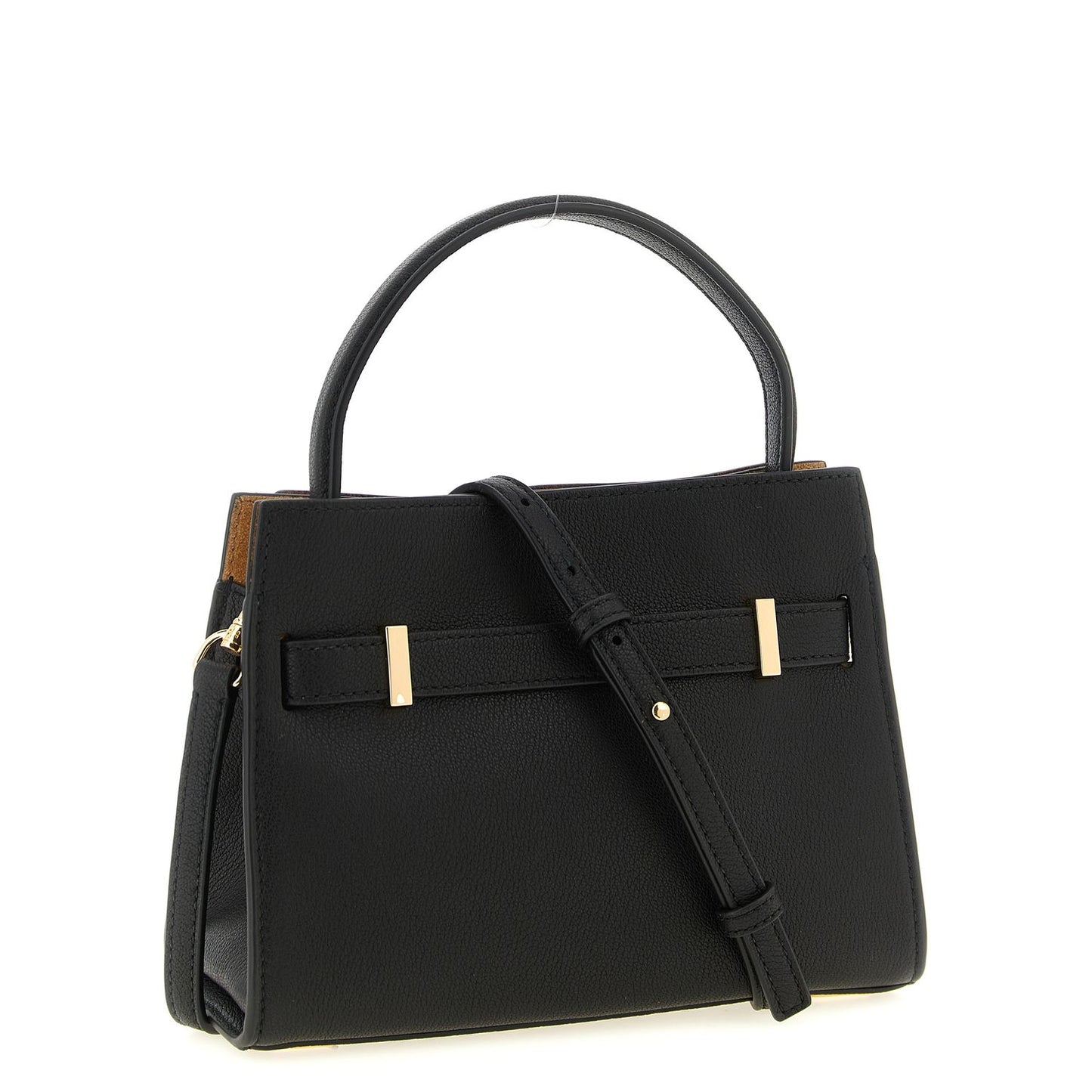 Tory Burch Black Lambskin Crossbody Bag