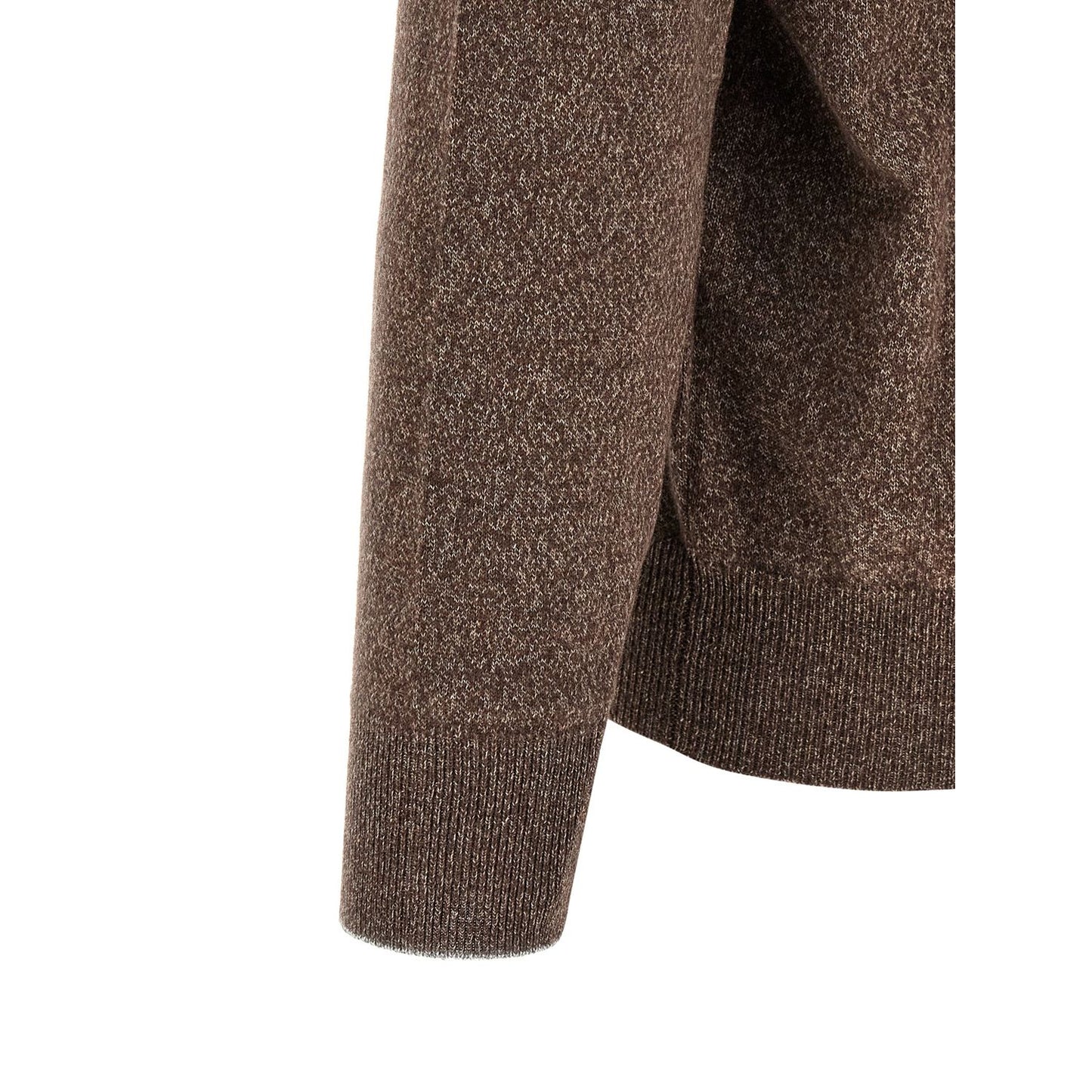 Brunello Cucinelli Brown Cashmere Cardigan
