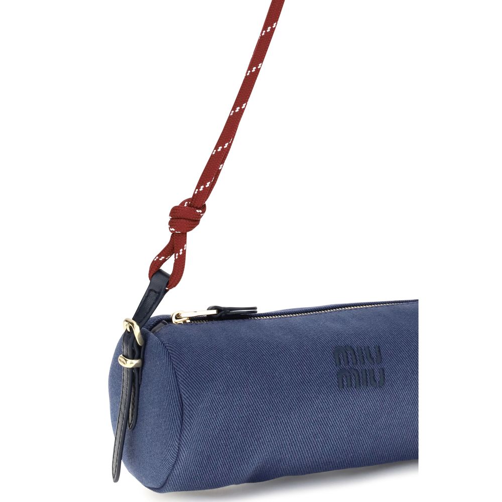 Miu Miu Blue Cotton Wallet