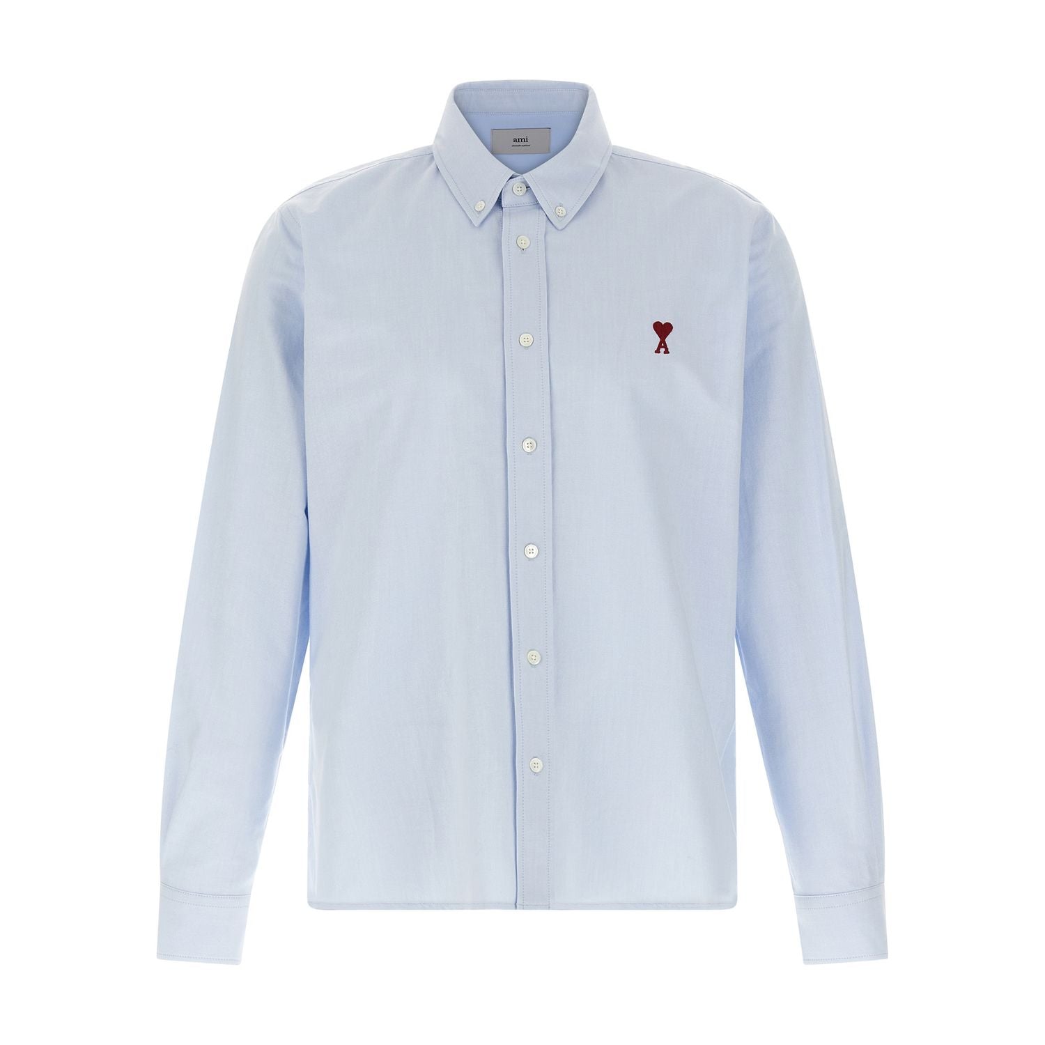 Ami Paris Blue Cotton Blouse