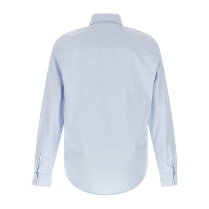 Ami Paris Blue Cotton Blouse