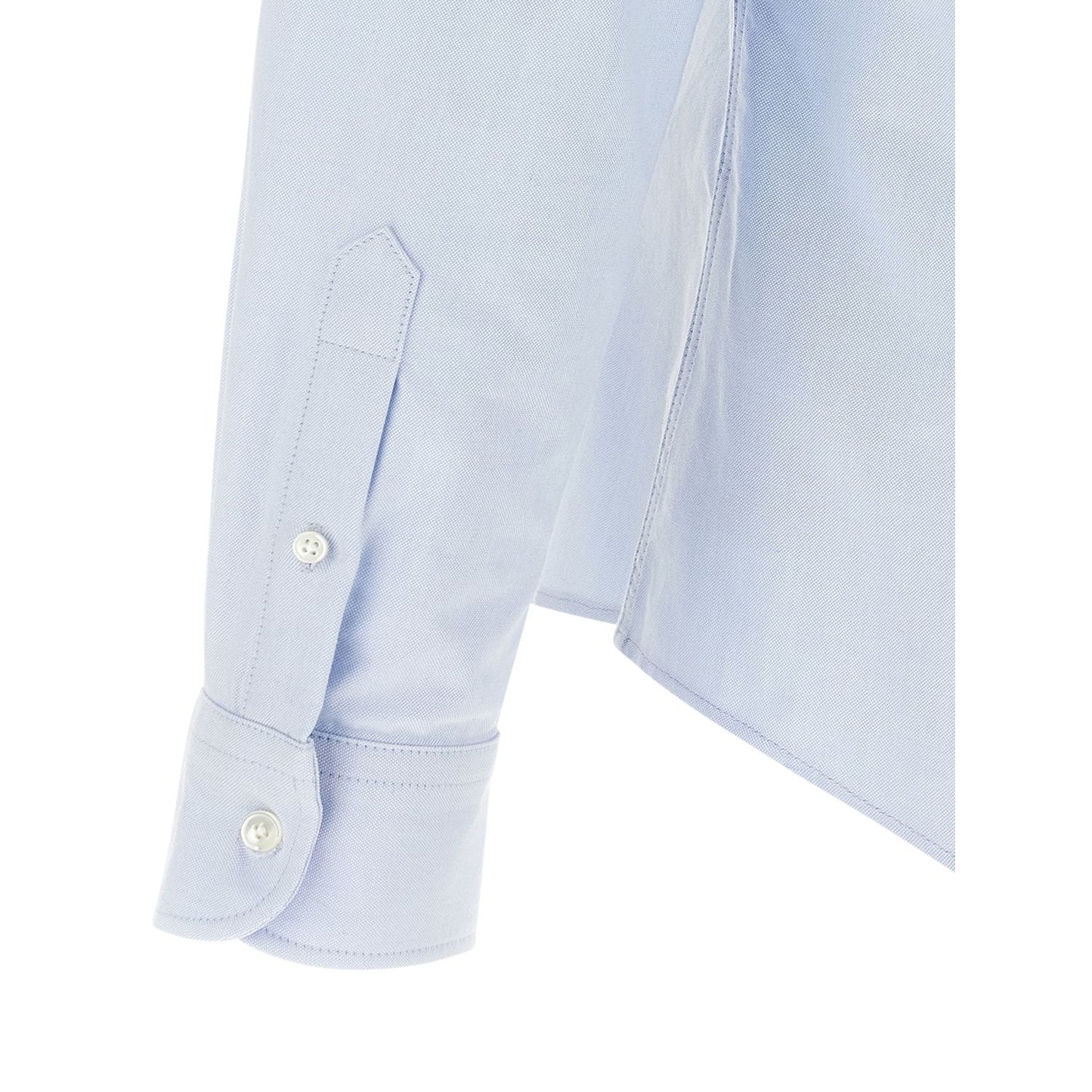 Ami Paris Blue Cotton Blouse