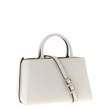 Elisabetta Franchi White Polyester Tote Bag