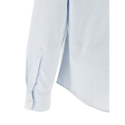 Ami Paris Blue Cotton Blouse