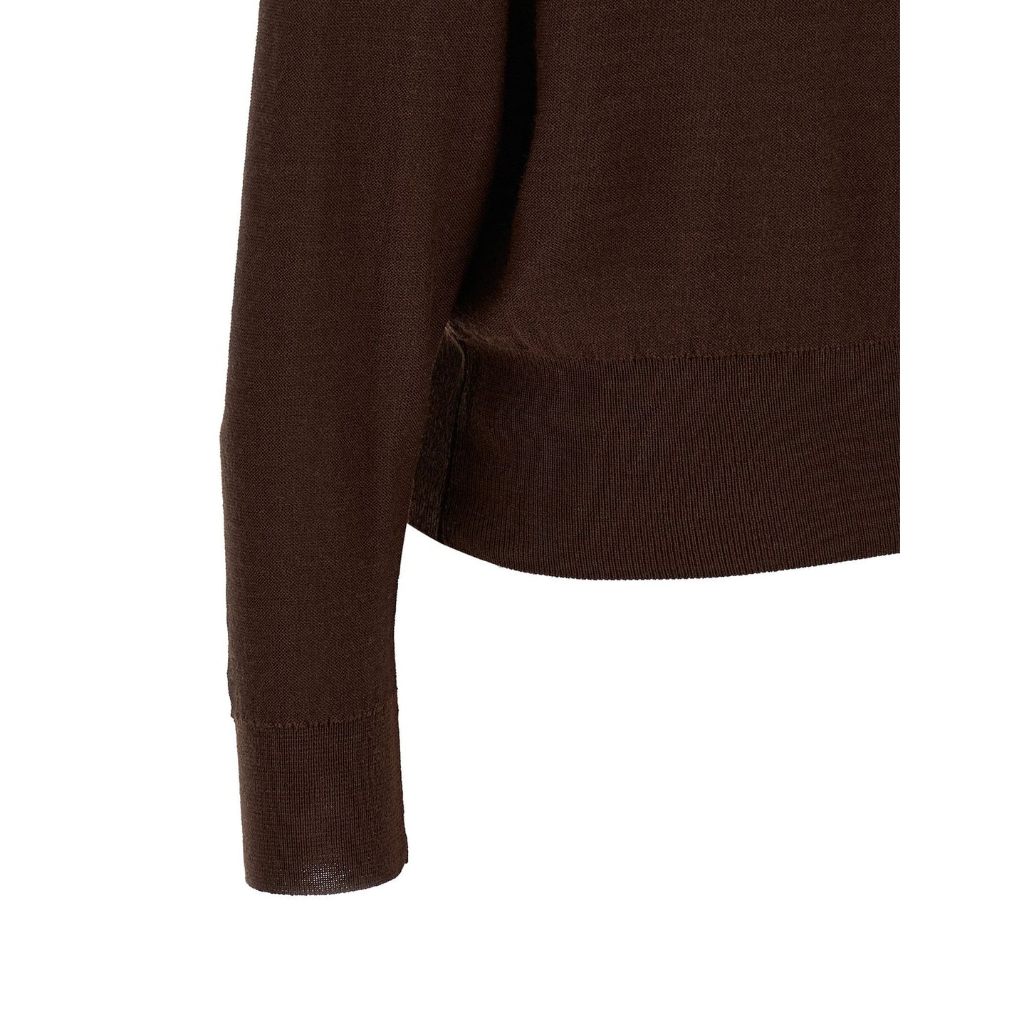 Lemaire Bordeaux Wool Cardigan