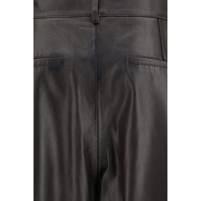 P.A.R.O.S.H. Brown Leather Pants