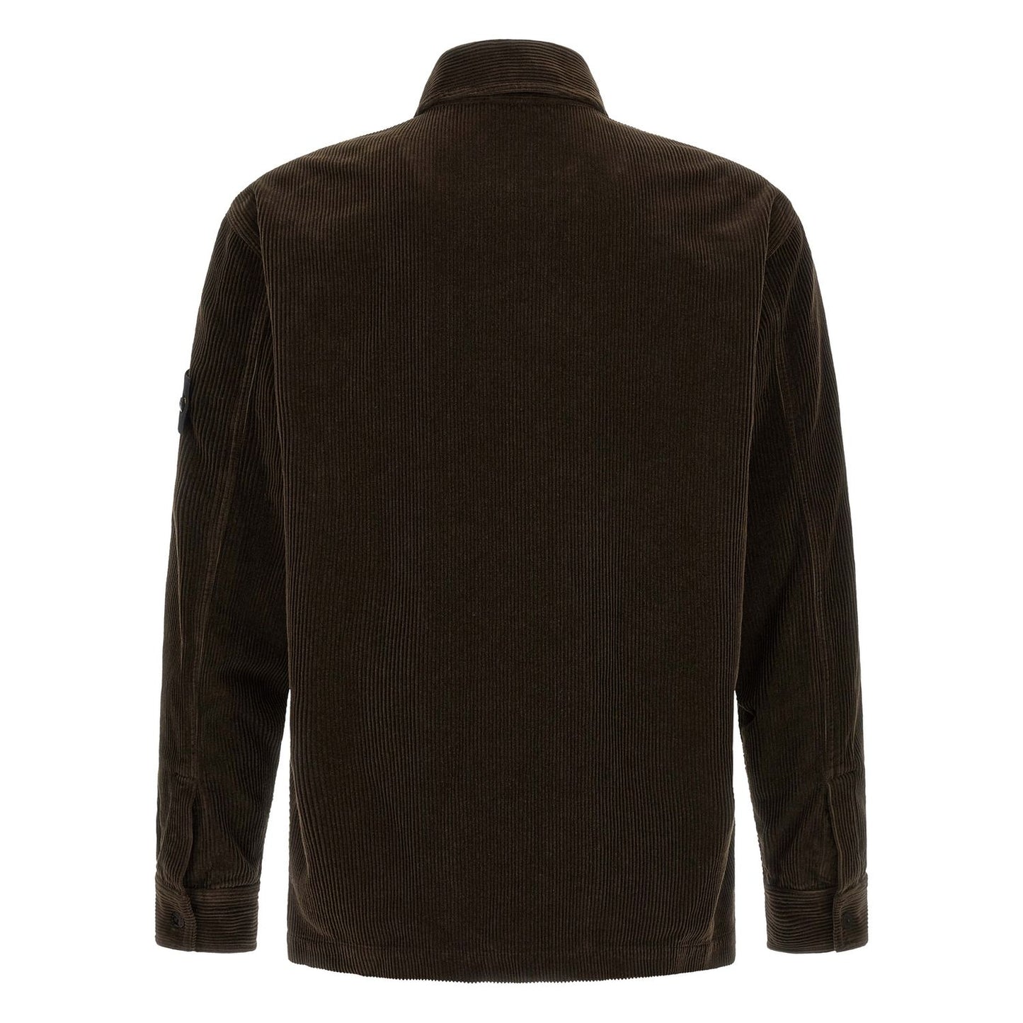 Stone Island Brown Cotton Blouse