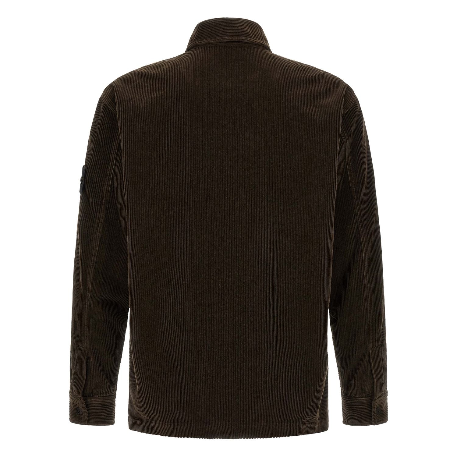 Stone Island Brown Cotton Blouse