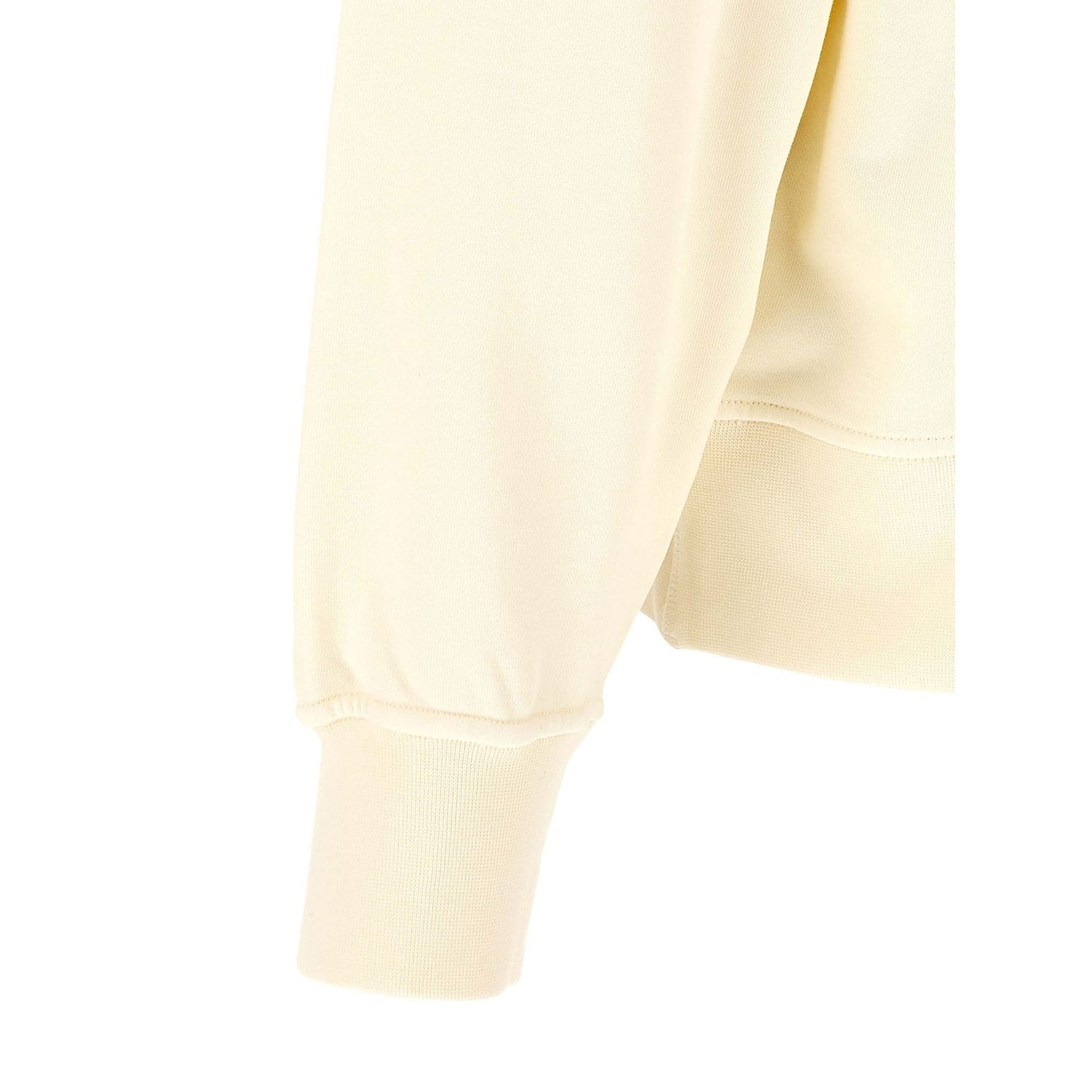 Stone Island White Cotton Sweatshirt