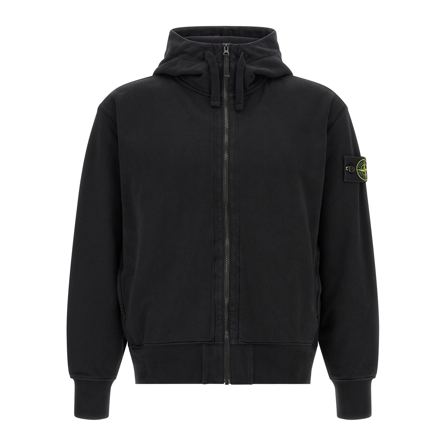 Stone Island Black Cotton Sweatshirt