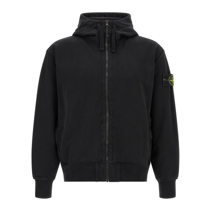 Stone Island Black Cotton Sweatshirt