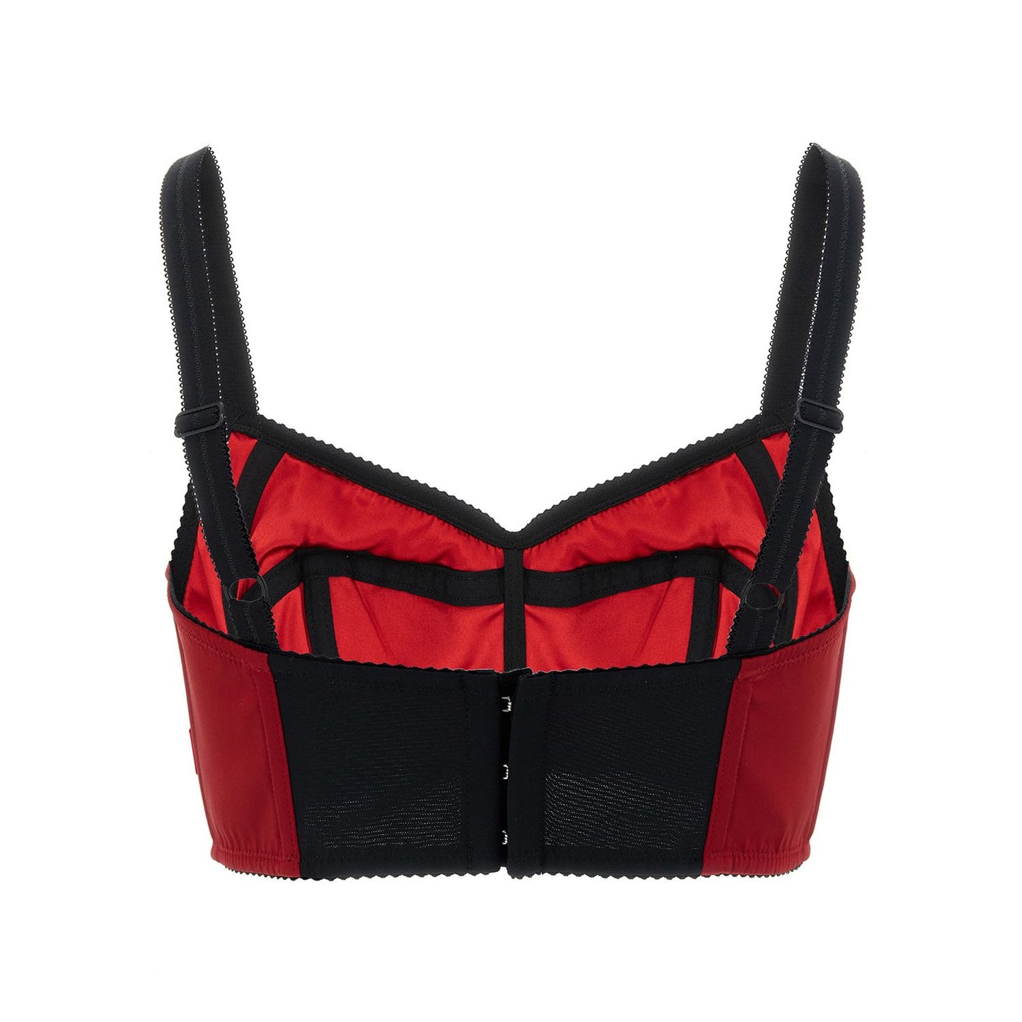 Dolce & Gabbana Red Acetate Tank Tops