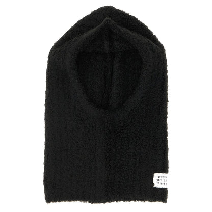 MM6 Maison Margiela Black Marabou Hat