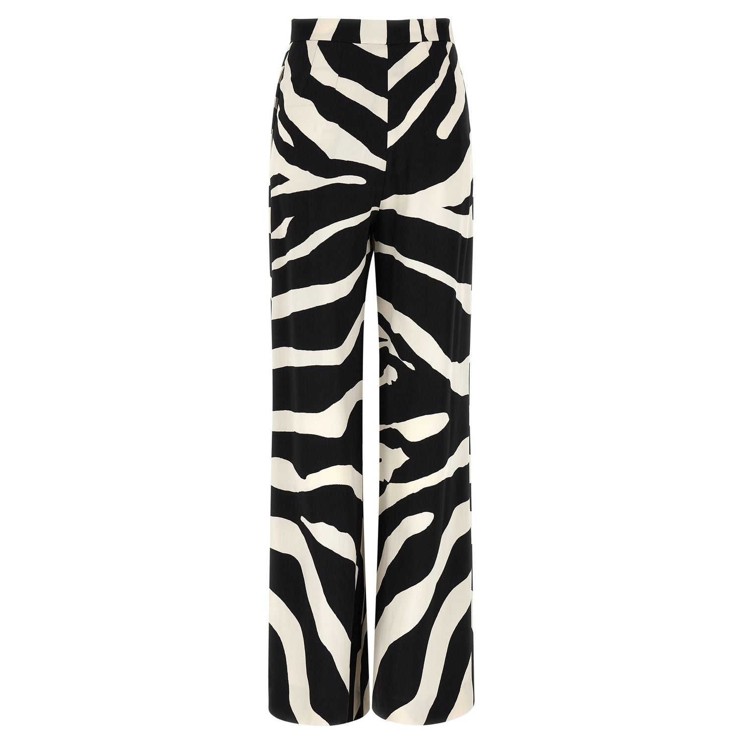 Dolce & Gabbana Bicolor Viscose Casual Pants