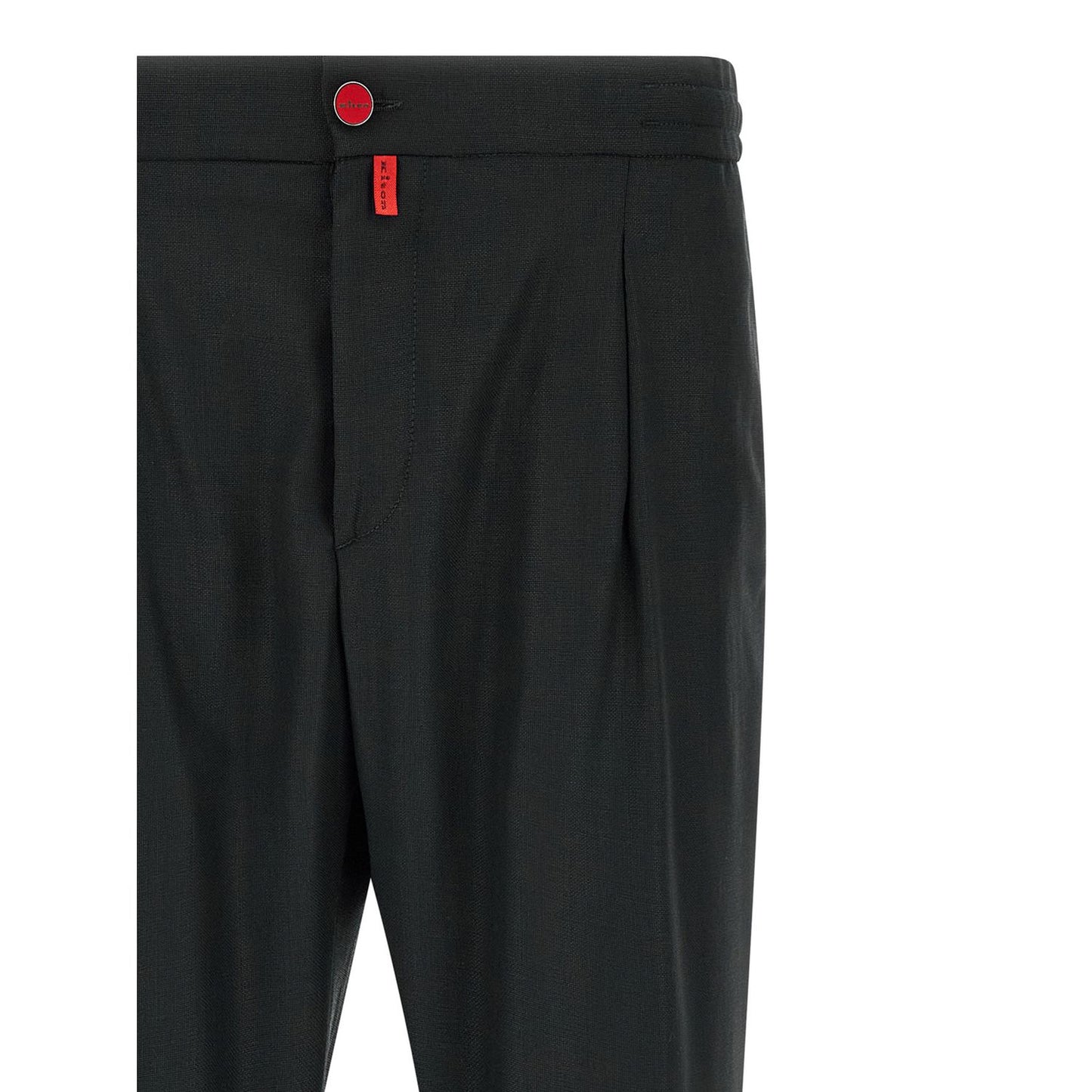 Kiton Gray Wool Casual Pants