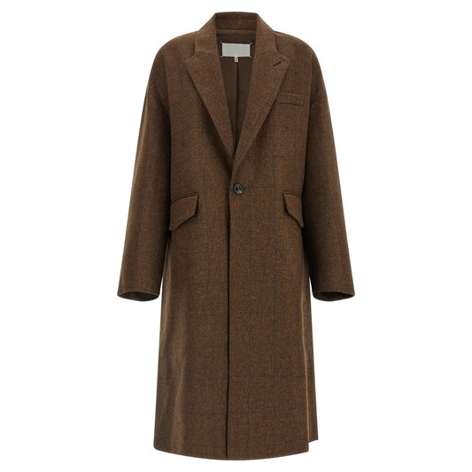 Maison Margiela Brown Wool Coat