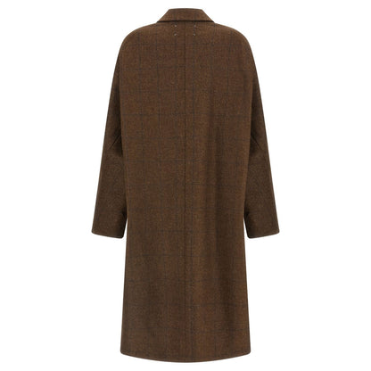 Maison Margiela Brown Wool Coat
