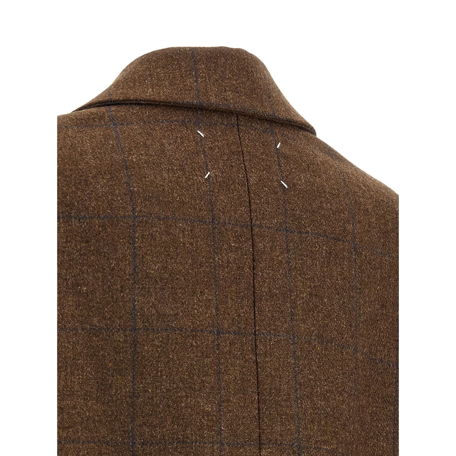 Maison Margiela Brown Wool Coat