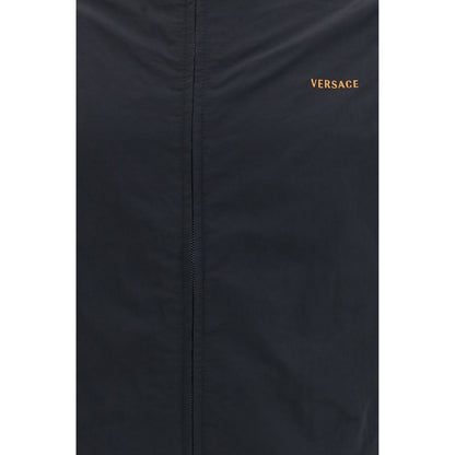 Versace Black Polyamide Bomber