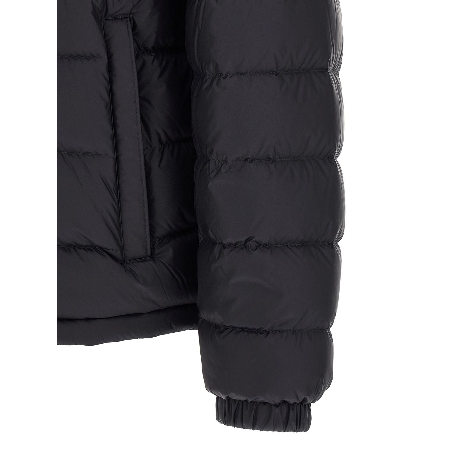 Moncler Blue Polyamide Full-Length Jacket
