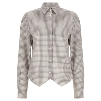 Maison Margiela Beige Cotton Blouse
