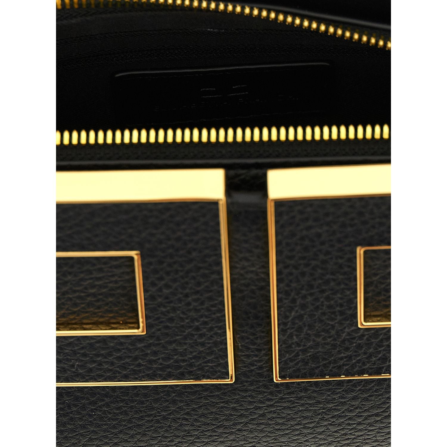 Elisabetta Franchi Black Polyester Handbag