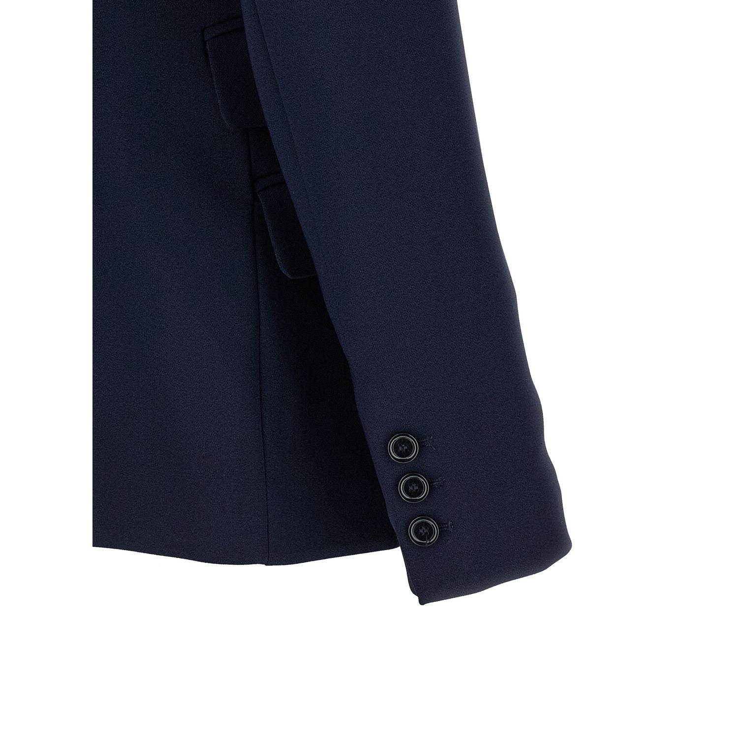 Elisabetta Franchi Blue Polyester Blazer
