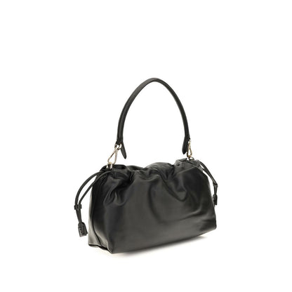 Fendi Black Calf Leather Bos Taurus Shoulder Bag