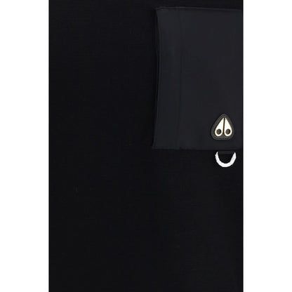 Moose Knuckles Black Nylon Sweatshirt