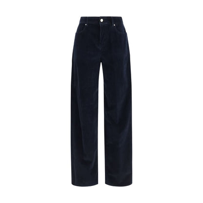 Max Mara Blue Cotton Pants