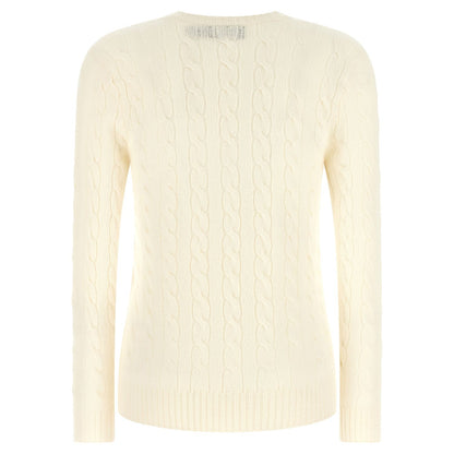 Polo Ralph Lauren White Wool Cardigan