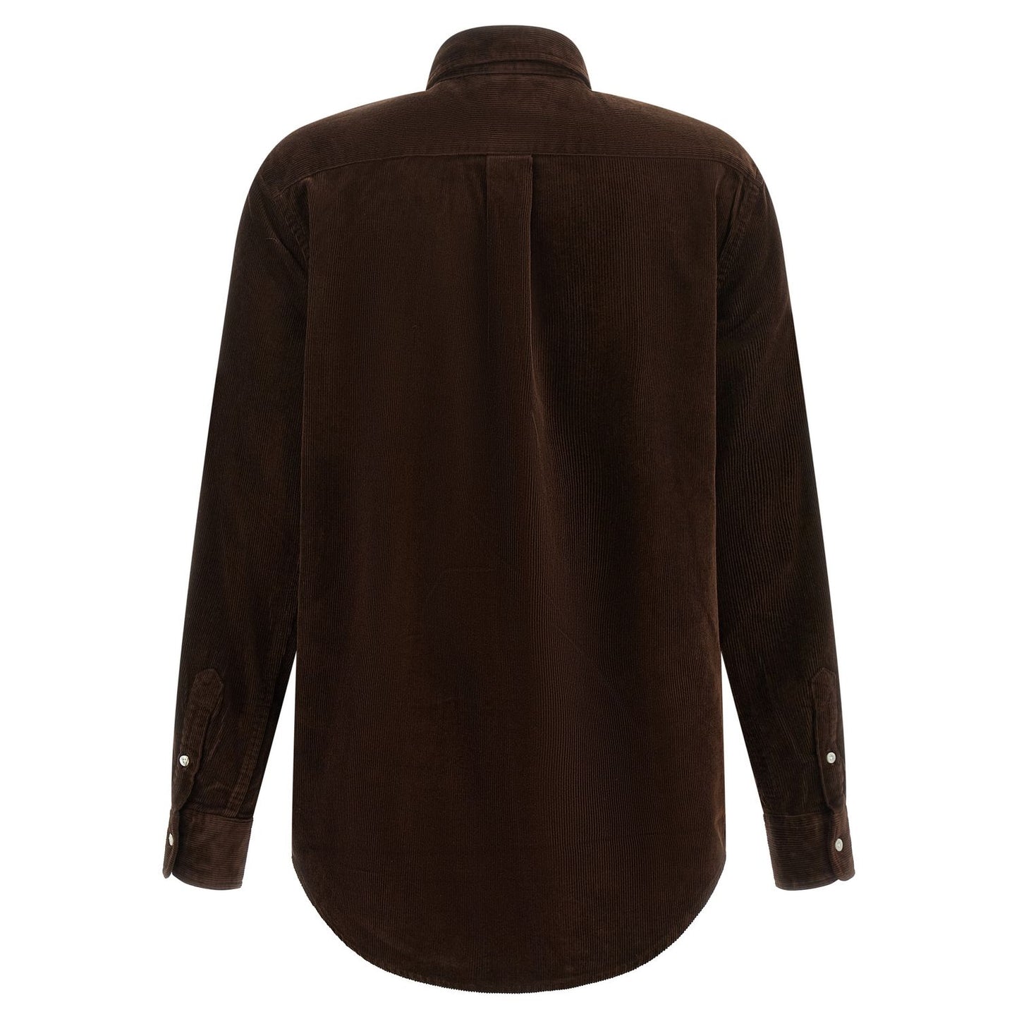 Polo Ralph Lauren Brown Cotton Blouse