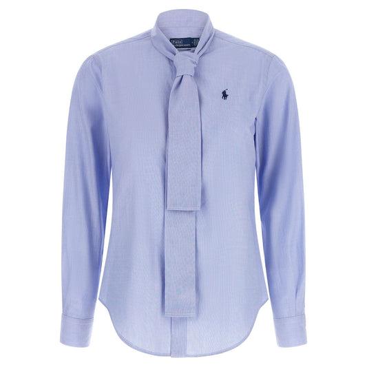 Polo Ralph Lauren Blue Cotton Blouse