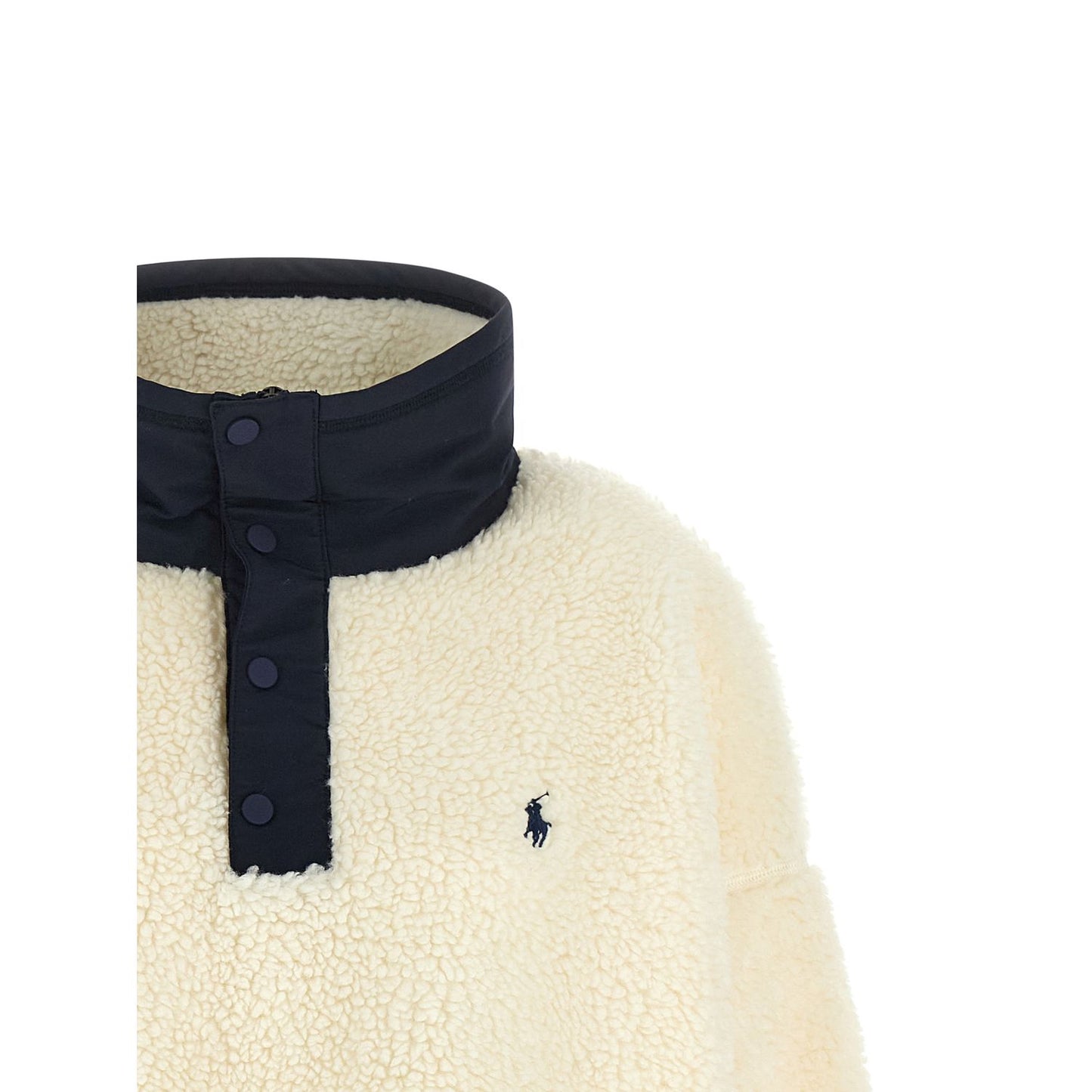 Polo Ralph Lauren White Polyester Cardigan