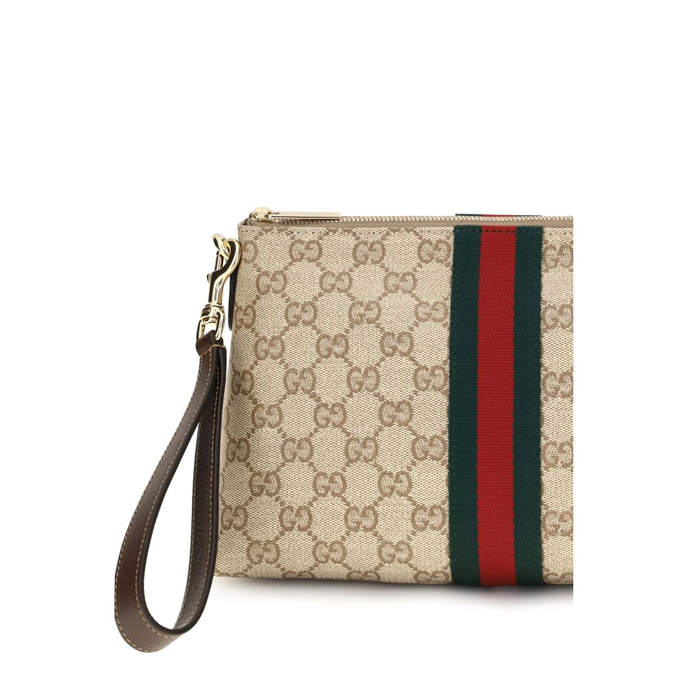 Gucci Beige Fabric Shoulder Bag