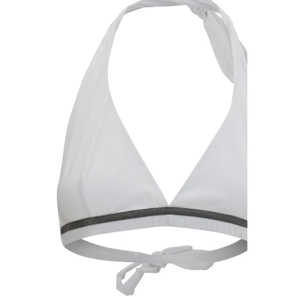 Brunello Cucinelli White Polyamide Bikini