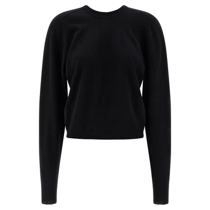 Maison Margiela Black Virgin Wool Cardigan