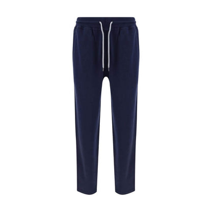 Brunello Cucinelli Blue Cotton Joggers (Workout Pants)