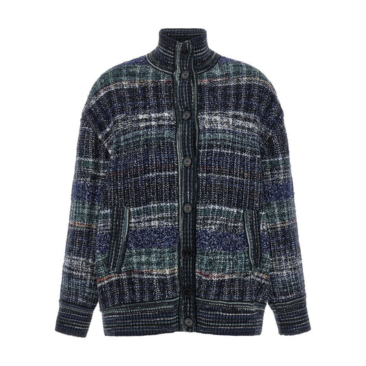 Missoni Blue Wool Cardigan