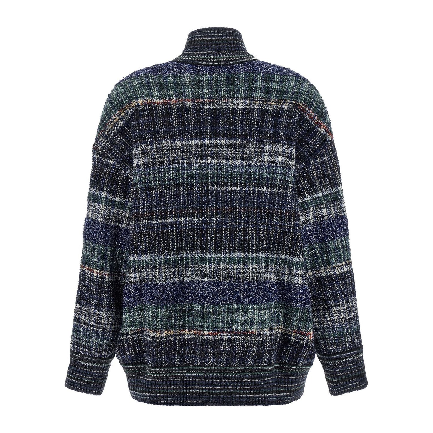 Missoni Blue Wool Cardigan
