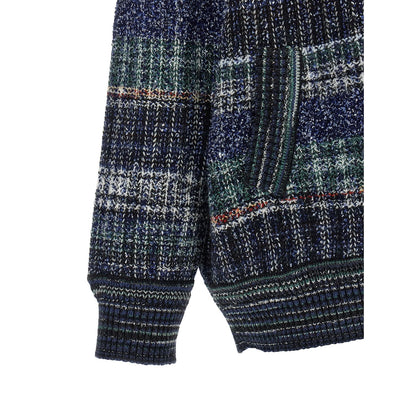 Missoni Blue Wool Cardigan